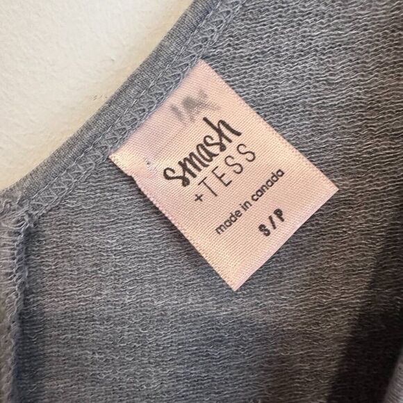 Smash + Tess x Jillian Harris Lakeside Romper, Sleeveless Wide Leg Slay Grey - Picture 9 of 11